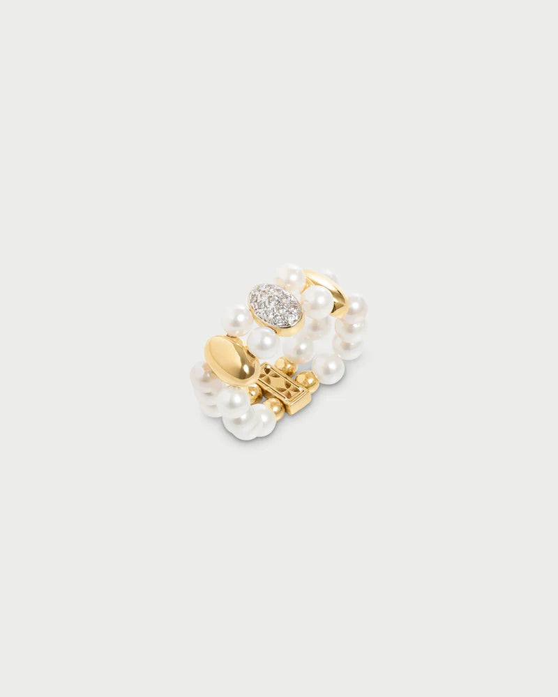 Anello Elastico Rue Des Mille ECLISSI Perla