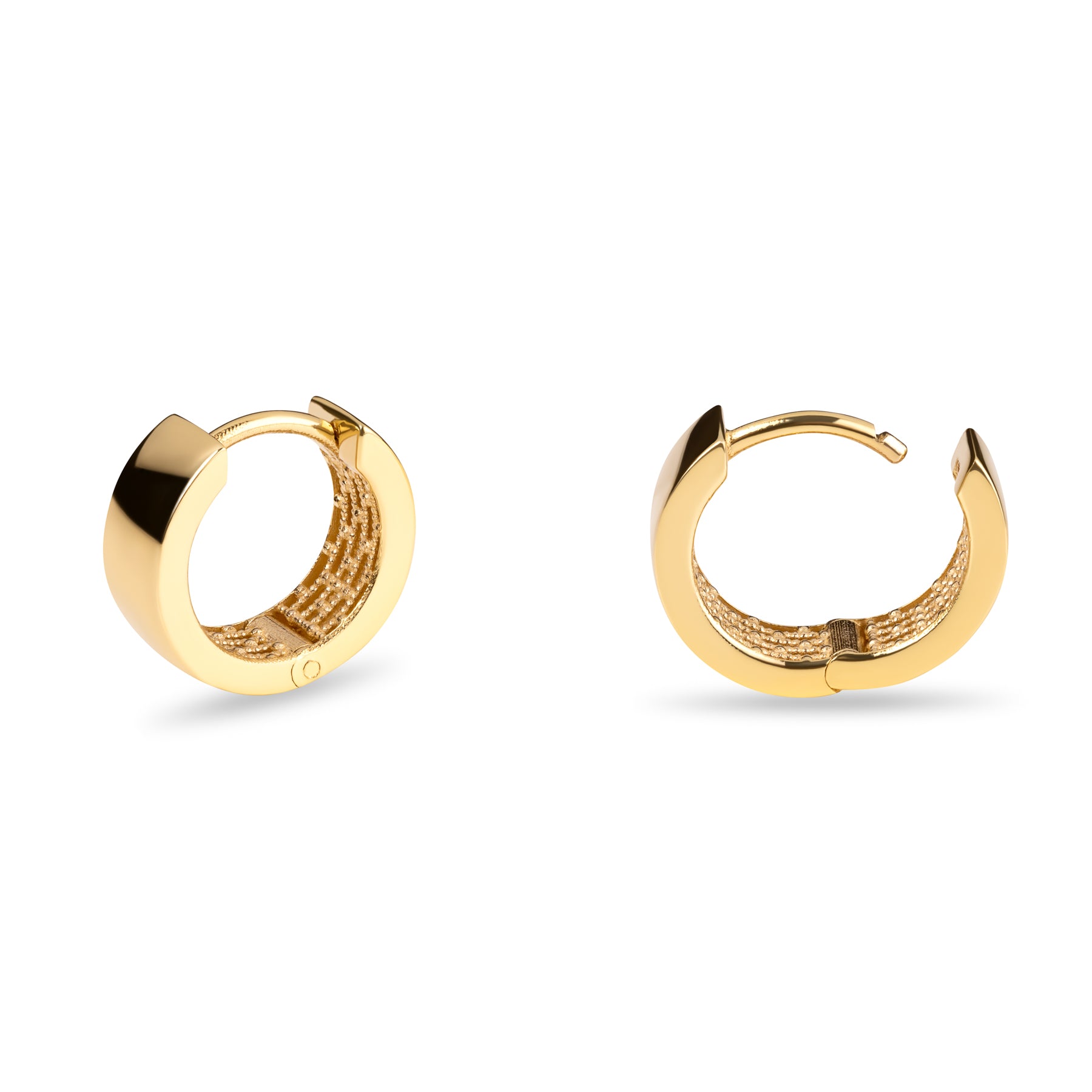 Orecchini a Scattino in Oro 9MM - Bond