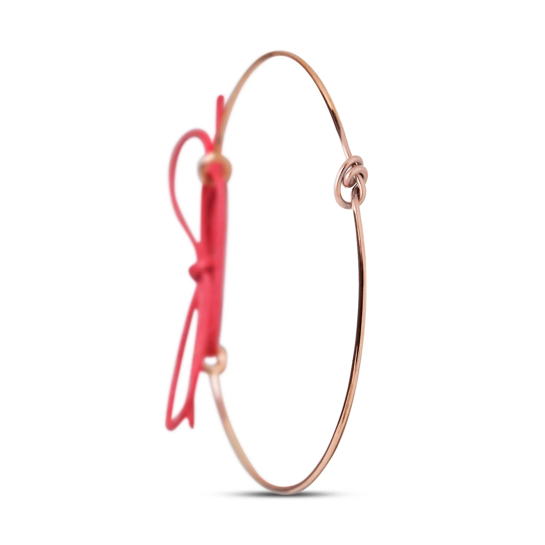 Bracciale Filodamore in Oro Rosa o Giallo 9kt con Nodino