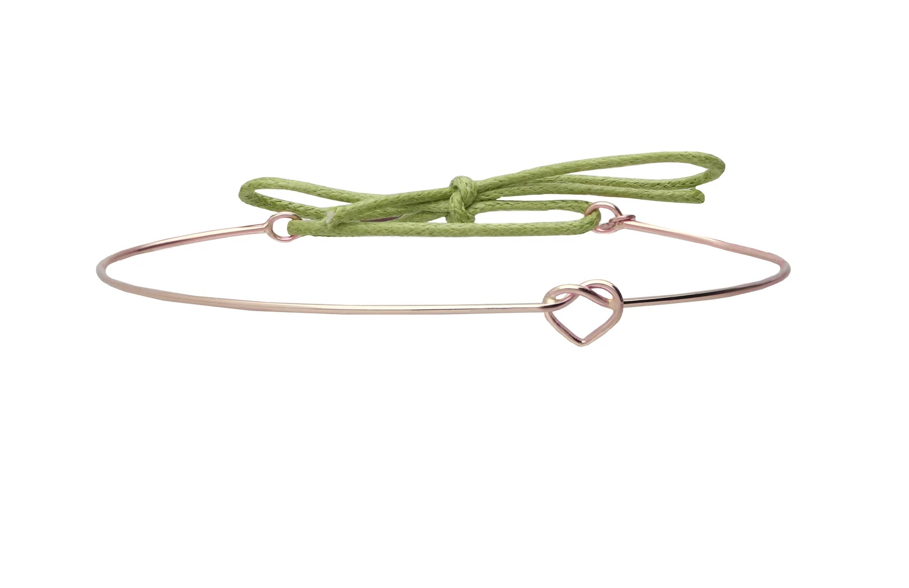 Bracciale Filodamore con Cuore annodato in Oro Rosa 9kt