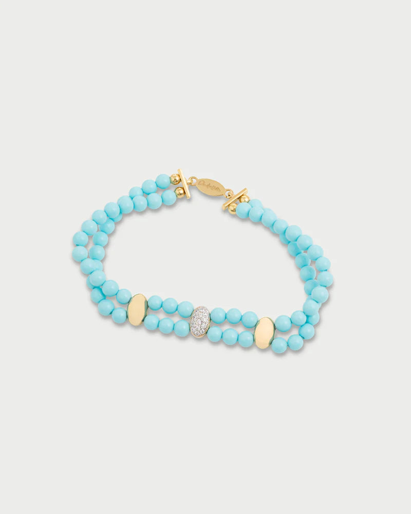 Bracciale Elastico Rue Des Mille ECLISSI Turchese