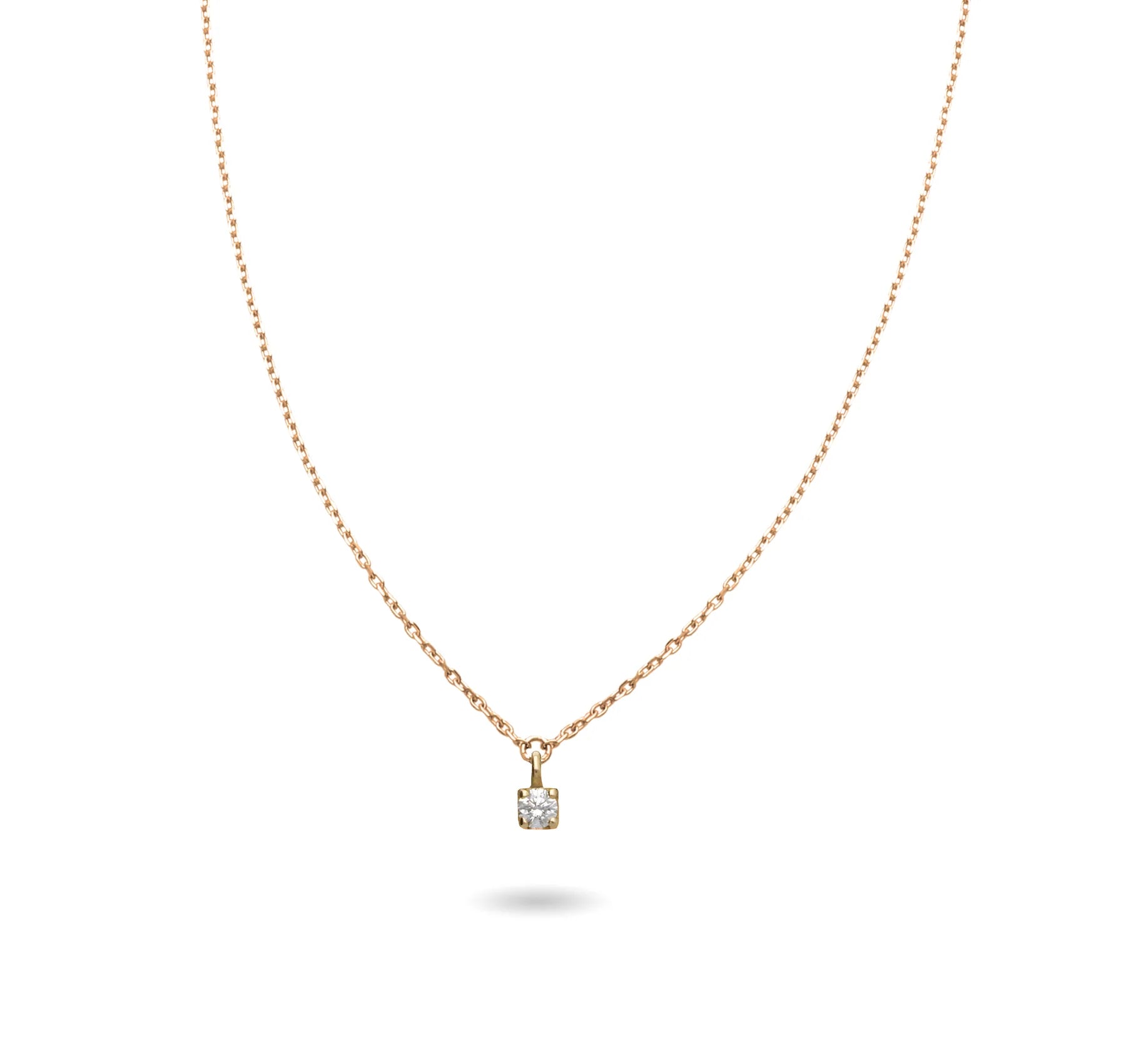 Collana Filodamore Punto Luce in Oro Giallo 9kt
