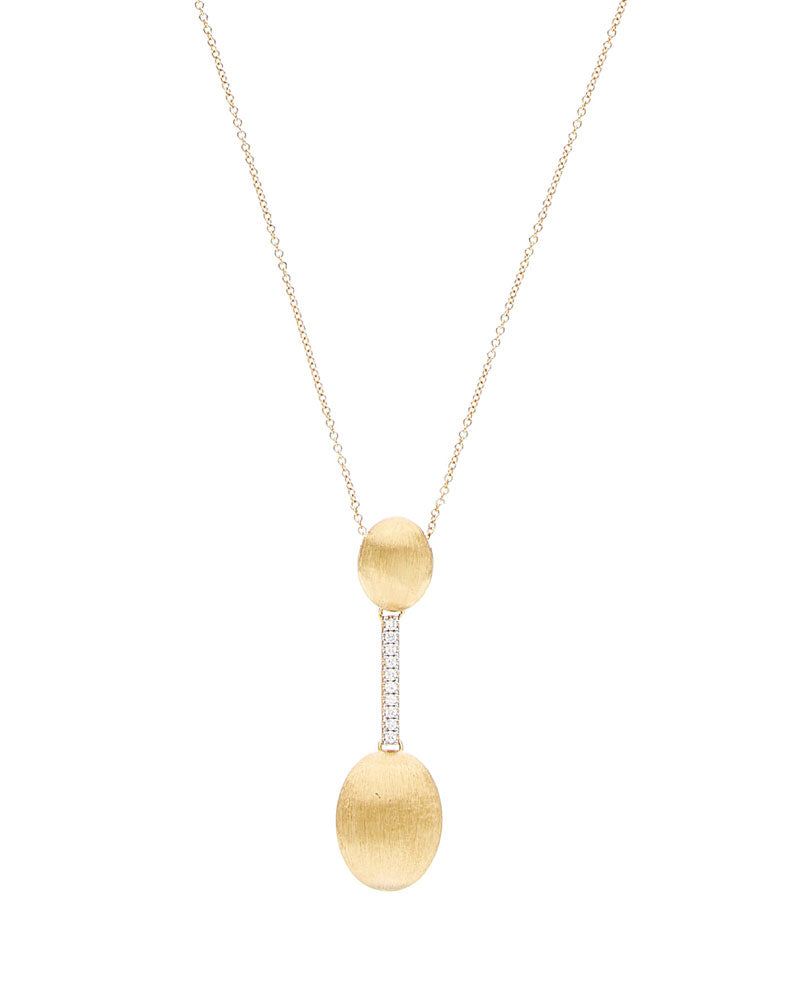 Collana Dancing Élite con ciondolo in oro e diamanti