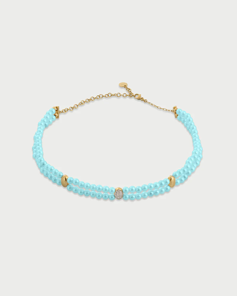 Choker Rue Des Mille ECLISSI Turchese