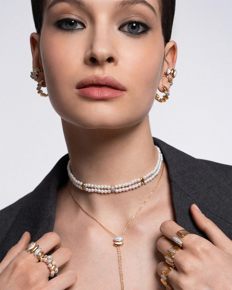 Choker Rue Des Mille ECLISSI Perle